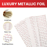 Pack of 10 Merry Christmas Luxury Red Metallic Plastic-Free 18gsm Tissue Paper Sheets 50x70cm - Patterned Tissue Paper for Xmas, New Year, Party, Wedding, Birthday Packing Present Gift Box DIY Art Crafts