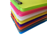 Pack of 12 Assorted Colour A4 Clipboard Box Files