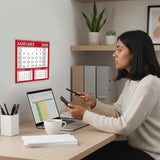 Slim Month To View Calendar 2026 – 143mm x 417mm
