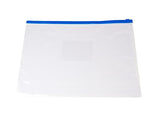 Pack of 12 A4 Blue Zip Zippy Bags