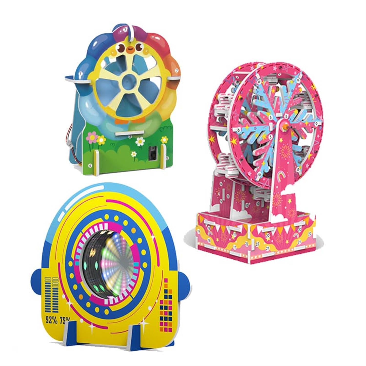 DIY Unicorn Clock Craft & Learning Educational Stem Toy with Instruction Book