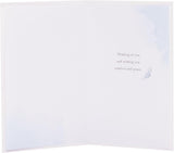 Feather & Butterfly Design Sympathy Card