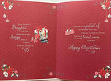 DAUGHTER TRADITIONAL CHRISTMAS GREETING CARD 