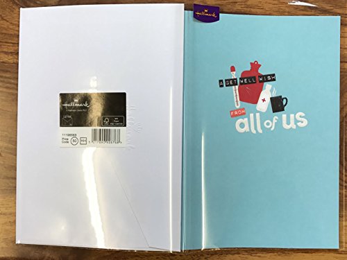 Get Well From All of Us - Humour Hallmark New Greetings Cards 