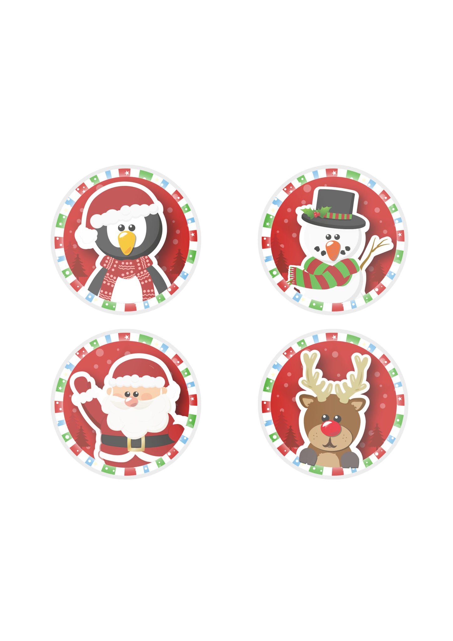Pack of 100 Christmas Bouncy Jet Balls (3.3 cm)