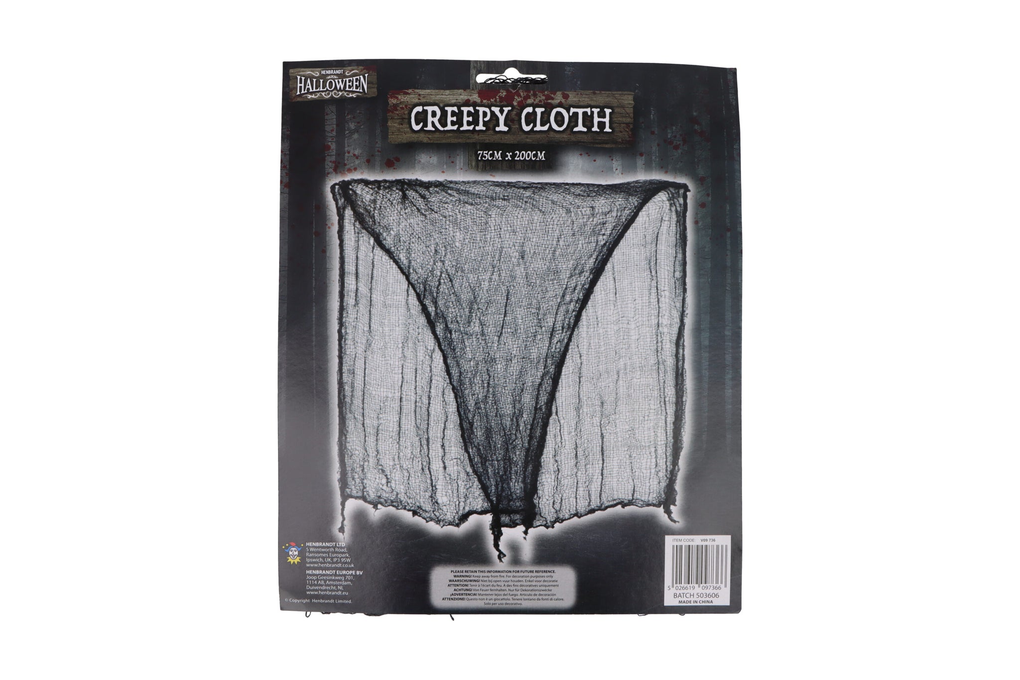 75x200cm Creepy Cloth Halloween Decoration