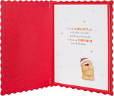 Forever Friends Festive Romance Design Luxury Boxed Wife Christmas Card