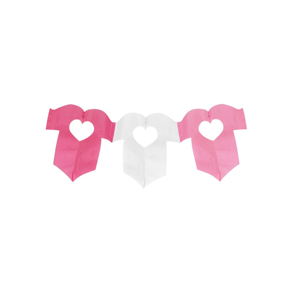 Decoration Garland Baby Grow Pink 2.6M {DC}