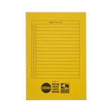 Rhino A5 40 Page Yellow Reading Record Book