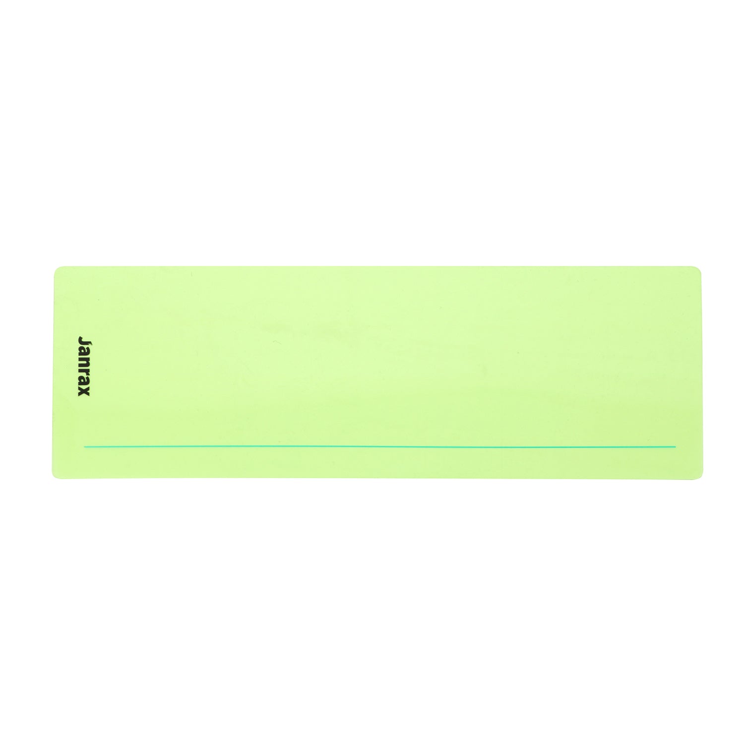Pack of 8 Light Green 210x80mm Dyslexia Overlay Reading Strips – PET Material, Rounded Corners