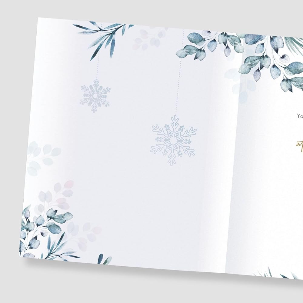 Elegant Design Thinking Of You Christmas Card