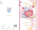 Bear With Heart One I Love Luxury Handmade Birthday Card