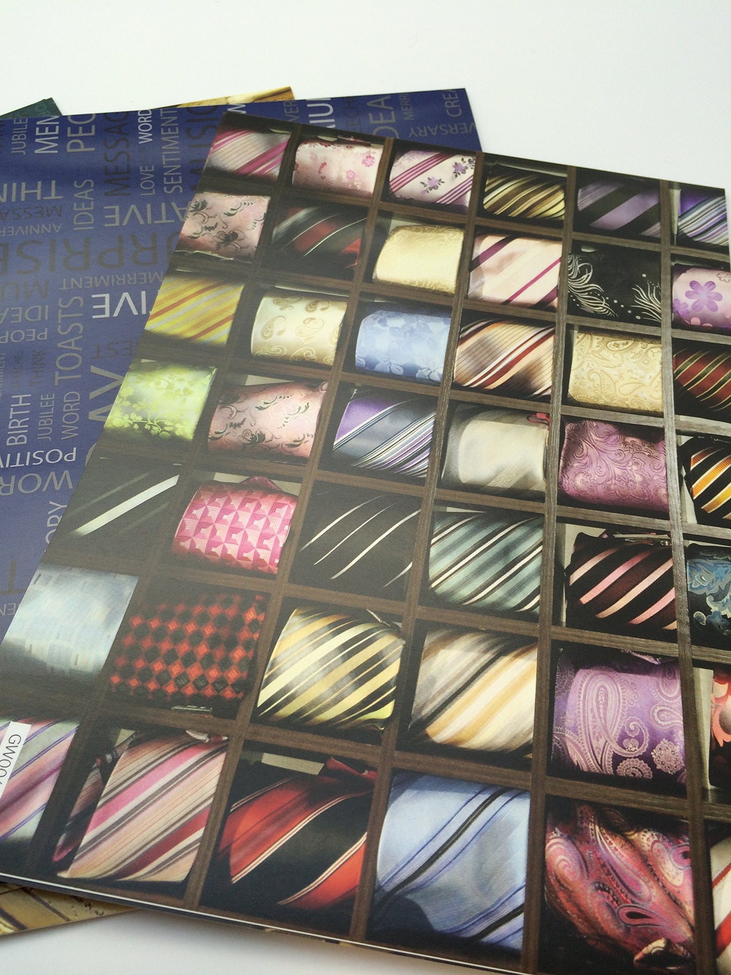 10 Sheets of Luxury 'Unique Design' Gift Wrapping Paper and Tags - Birthday, Christmas, Father's Day, Congratulations Wrap etc