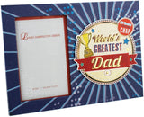 Worlds Greatest Dad Photo Frame 4" x 6" {DC}