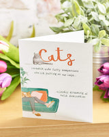 Funny Cats Humour Birthday Card {DC}