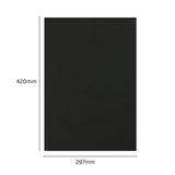 Pack of 10 A3 5mm Black Foam Boards with Core – 297 x 420mm