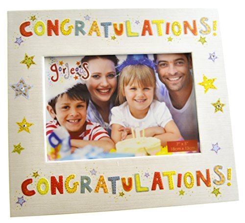 Blue Eyed Sun Gorgeous Coll 'Congratulations' Photo Frame