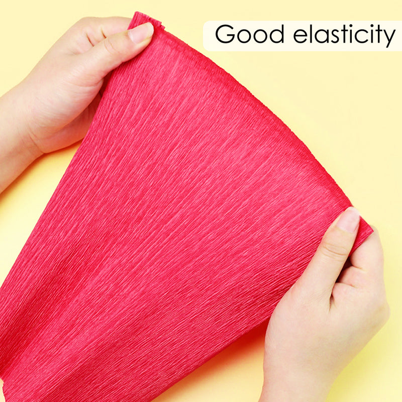 Pack of 10 Assorted Colour Mix Crepe Paper 50 x 200cm