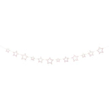 6ft Iridescent Diecut Star Garland