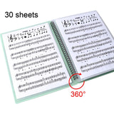 Single A4 30 Sheets PP Music Design Folders