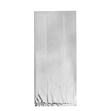 Pack of 10 Silver Foil Cellophane Bags, 5"x11"