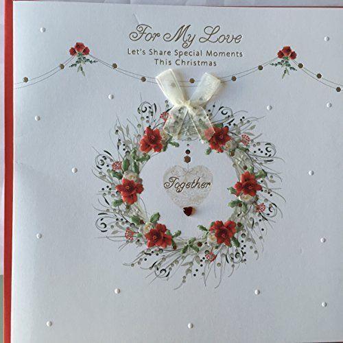 Hallmark Large Square Christmas Love Contemporary Card 