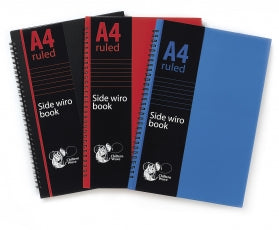 A4 Side Wiro Ruled Book {DC}