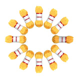 Pack of 5 Light Yellow Acrylic Yarn Rolls – 10g each, 4 Strand 8 Ply Knitting Wool