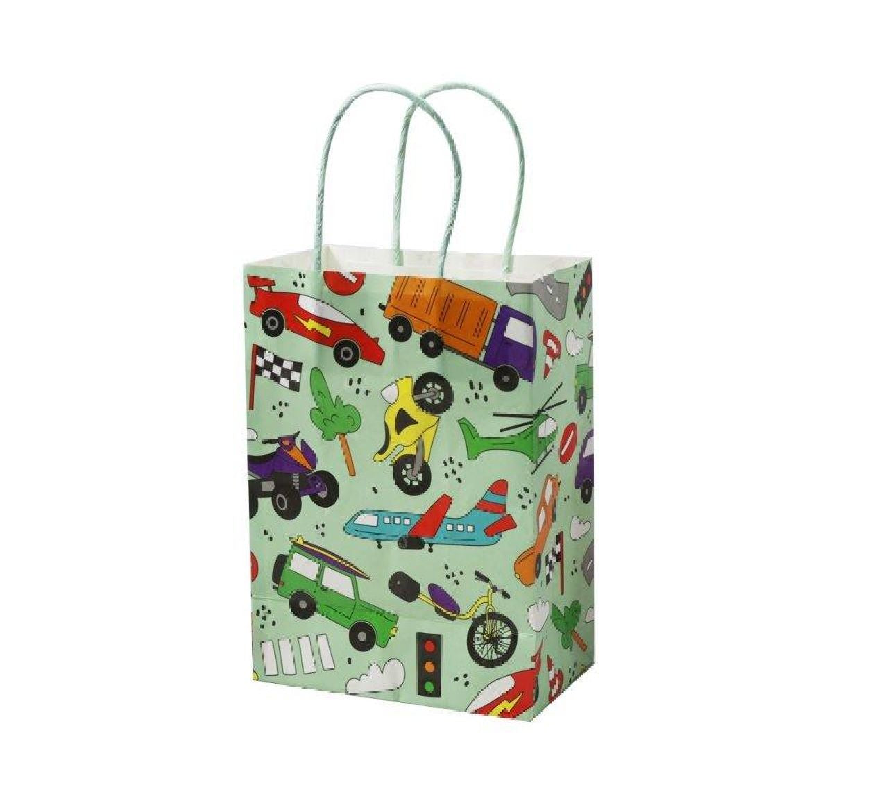 Vehicles Design Paper Gift Bag