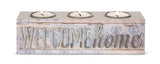 Pavilion Gift Company 31025 Love You More Tea Light Holder, Radiant Reflections, 8-1/2 by 2-1/2-Inch