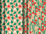 Single 3m Christmas Tree OR Spring Design Gift Wrap Roll {DC}