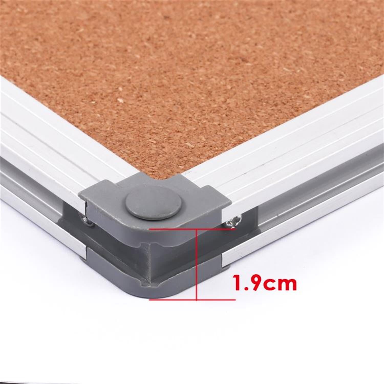 Aluminum Framed Bulletin Cork Board 60 x 90cm