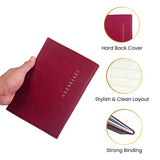 A5 Burgundy Address Book