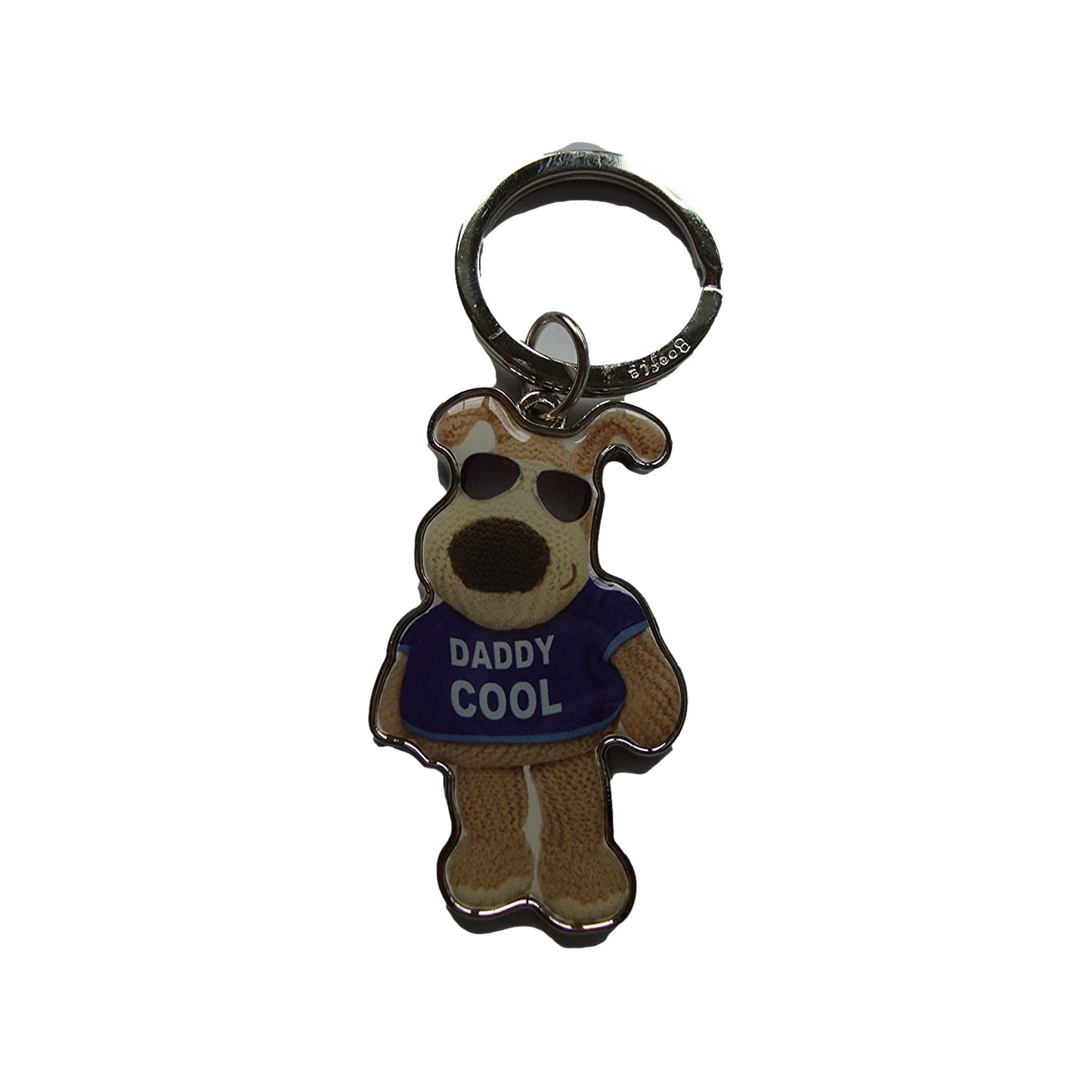 Boofle Daddy Cool Metal Keyring {DC}