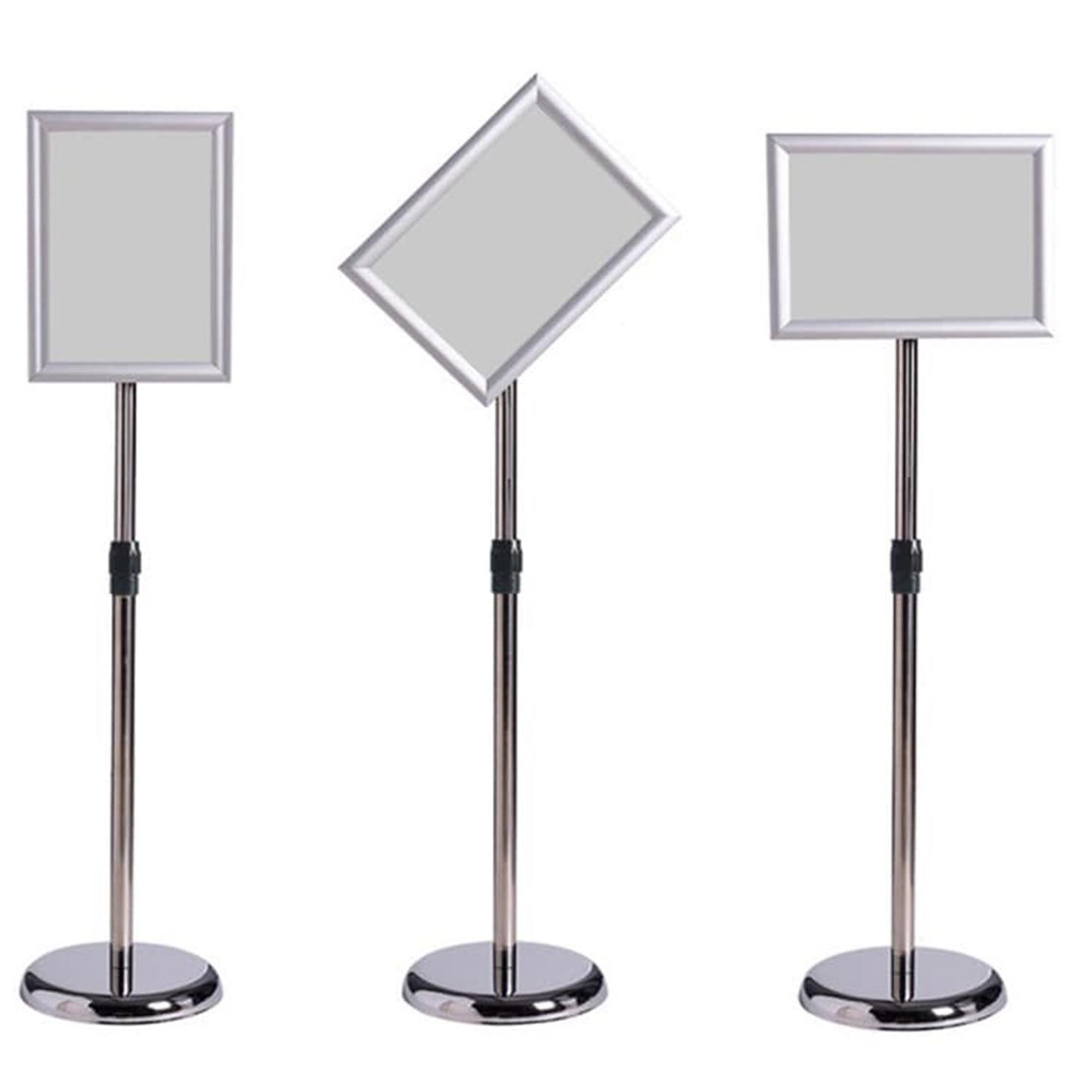 A3 Mobile Aluminum Alloy Poster Stand – Adjustable Height Display