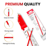 Pack of 12 Janrax HB Pencils with Erasers