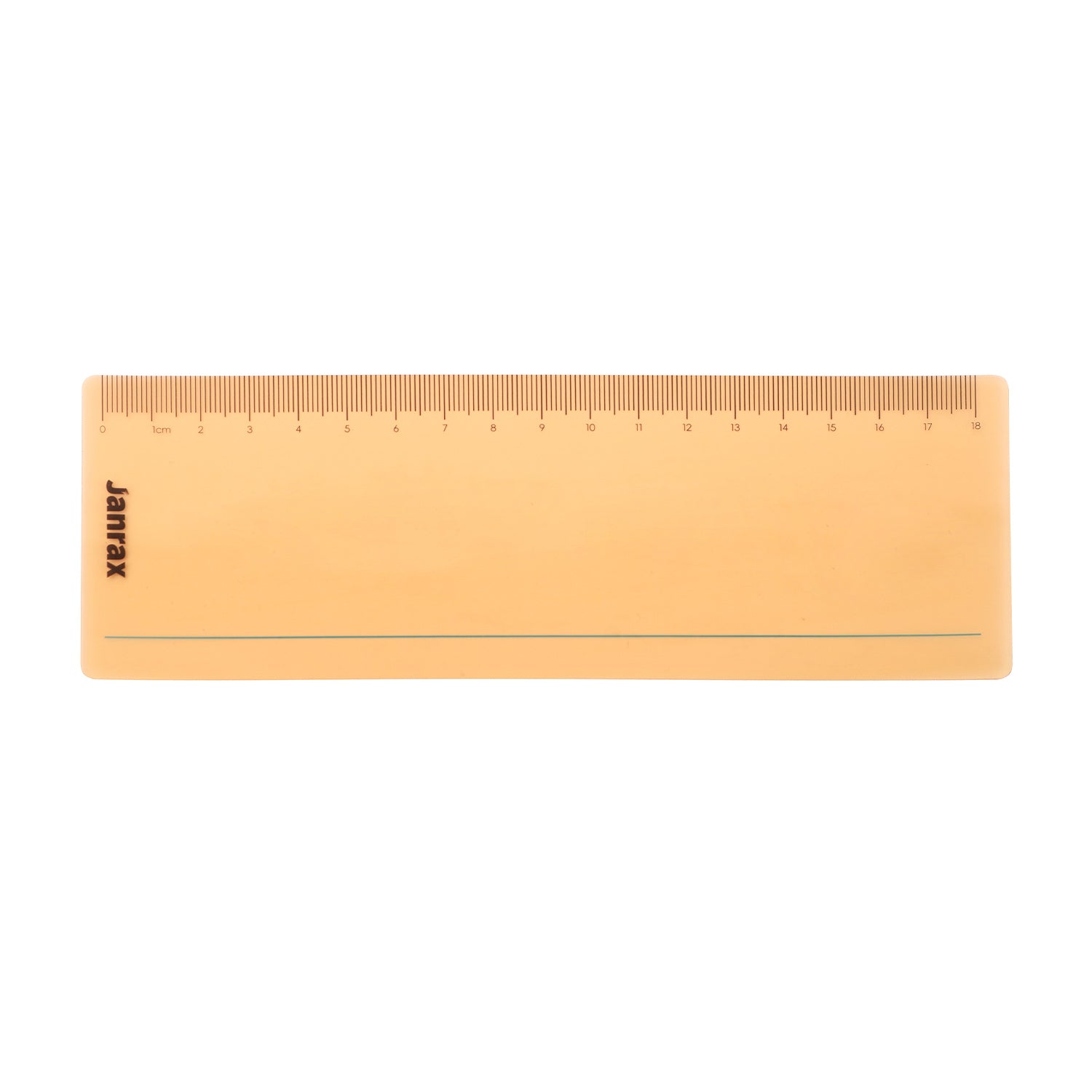 Pack of 8 Peach 191x70mm Dyslexia Overlay Reading Rulers – PET Material, Rounded Corners