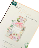 Perfume Bottle Design For Mum Mother's Day Large Card