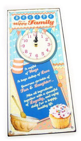 Juliana Recipes From the Heart Wall Clock - Happy Family
