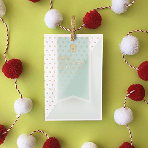 Mum and Dad Christmas Card 'Best Gift'