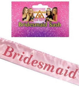 Bridesmaid Sash Pink Hen Party {DC}
