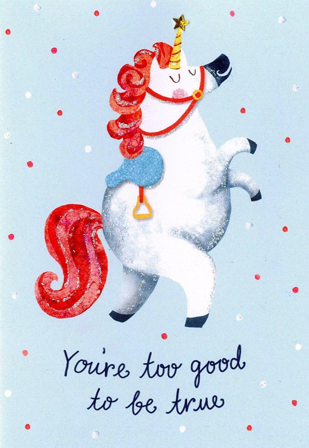 You're Too Good To Be True Greeting Card Hello You Range Blank Inside 