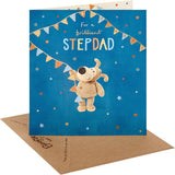 Boofle with Bunting Stepdad Birthday Card