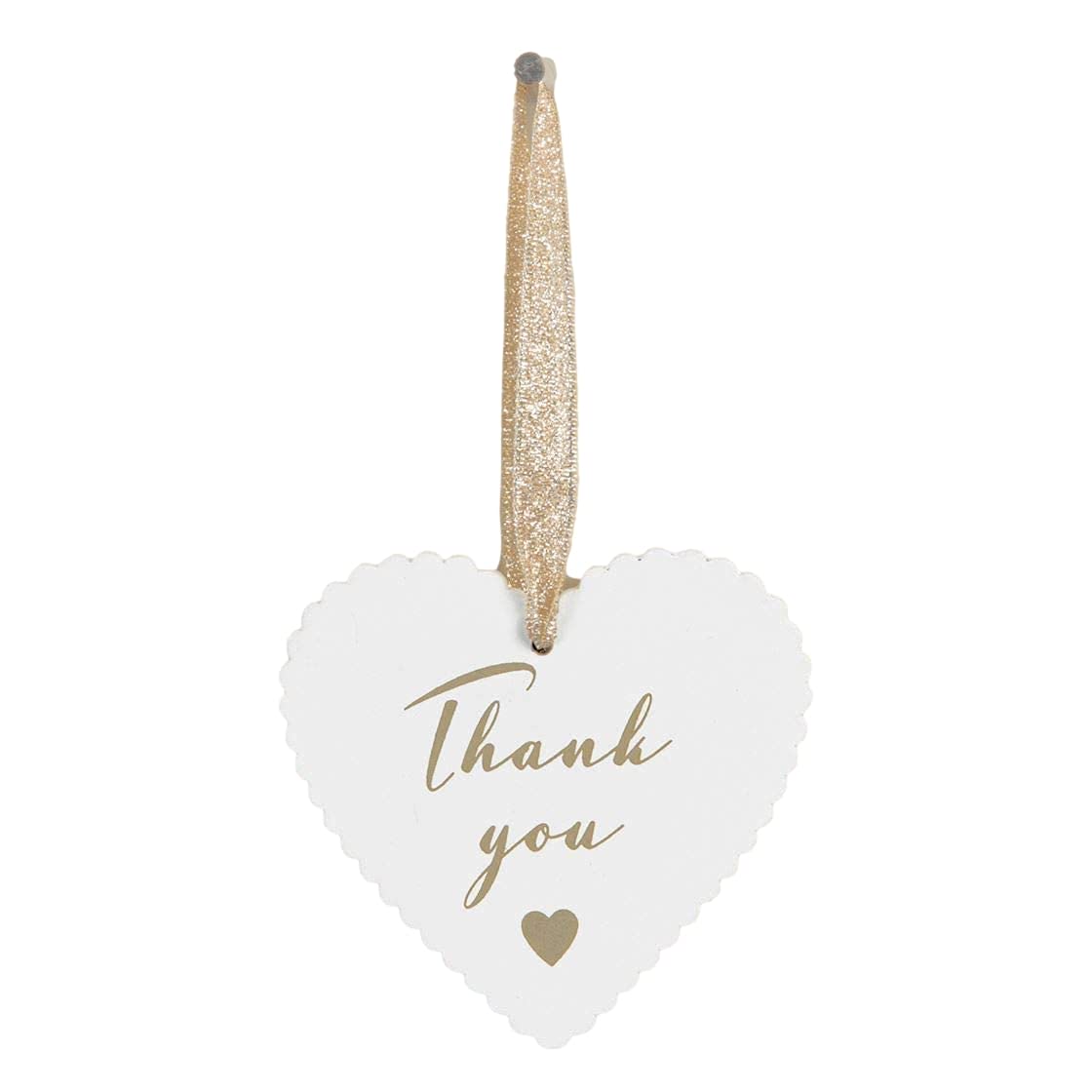 Thank You Amore Heart Tag With Ribbon {DC}
