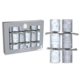 Pack of 6 6" Gold or Silver Tree Christmas Dinner Crackers