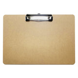 A4 Wooden Horizontal Clipboard by Janrax