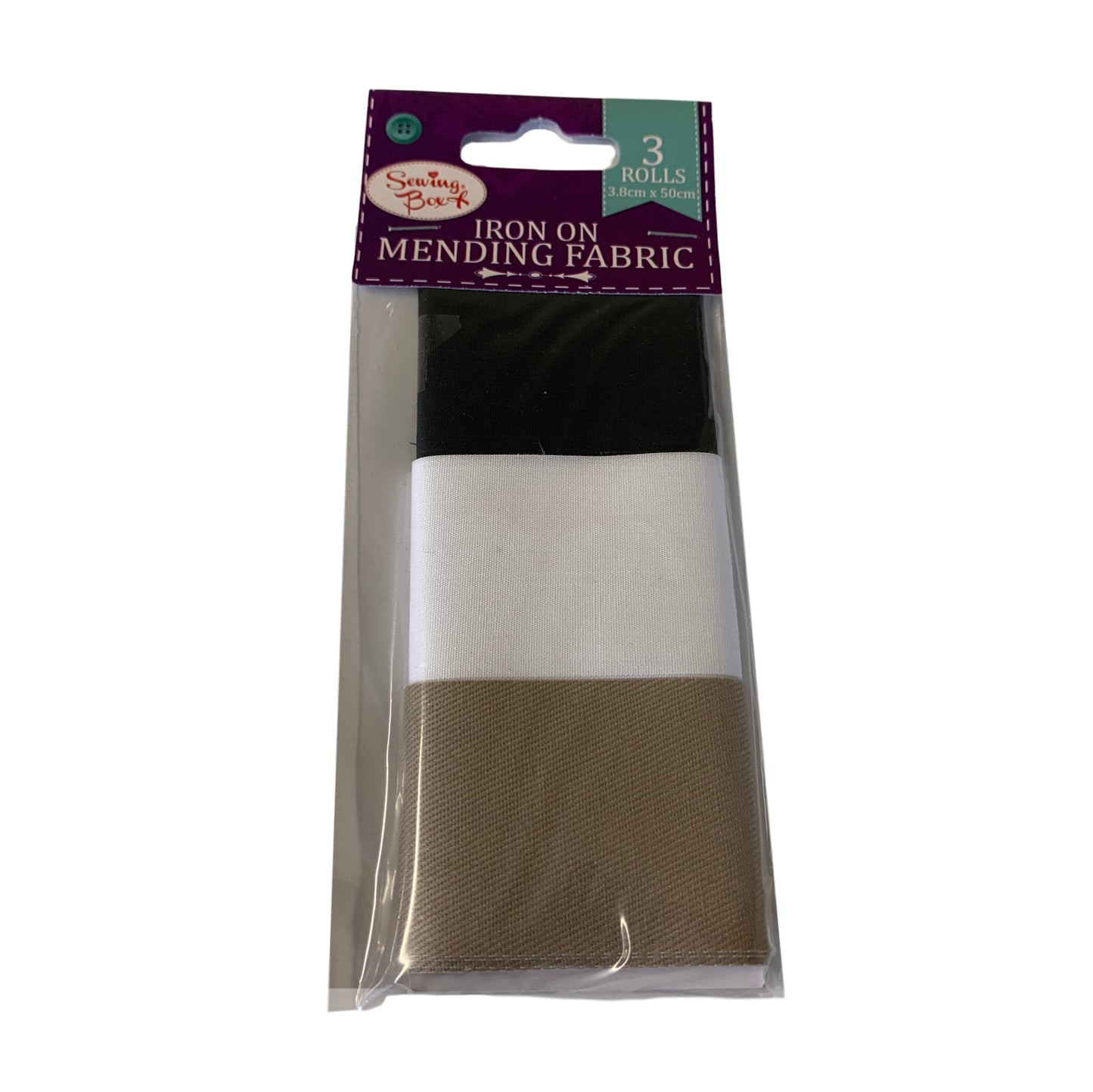 Pack of 3 Iron On Mending Fabrics {DC}