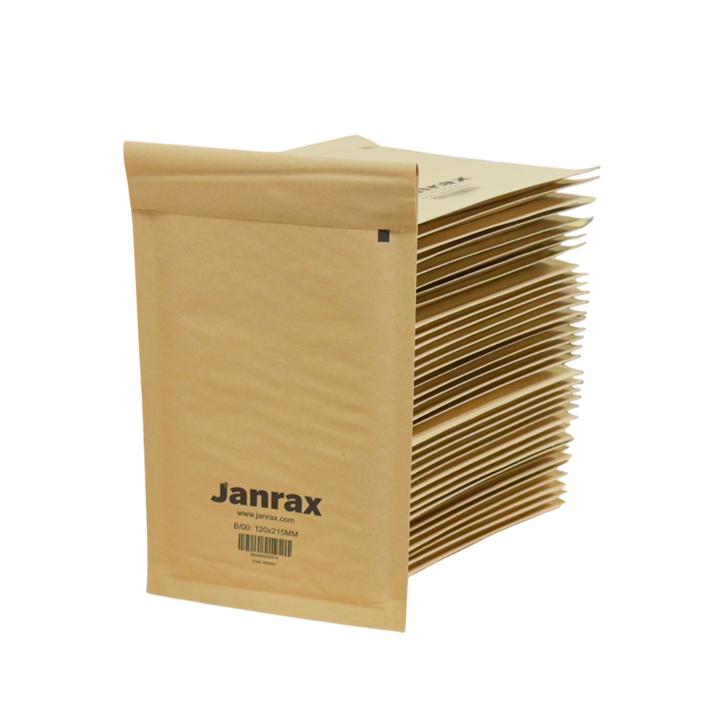 Bubble Lined Size 00/B Padded Brown Postal Envelope by Janrax