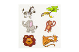 6 Pieces Wild Animals Tattoos