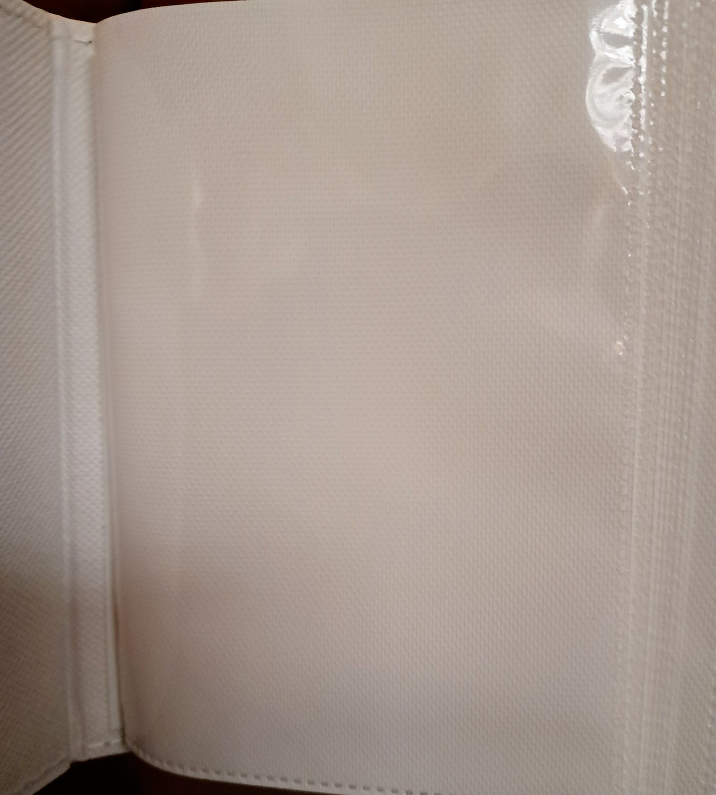 Christening Baby Shower Photo Album Cream Leather Style Silver Plated ABC Set Of 3